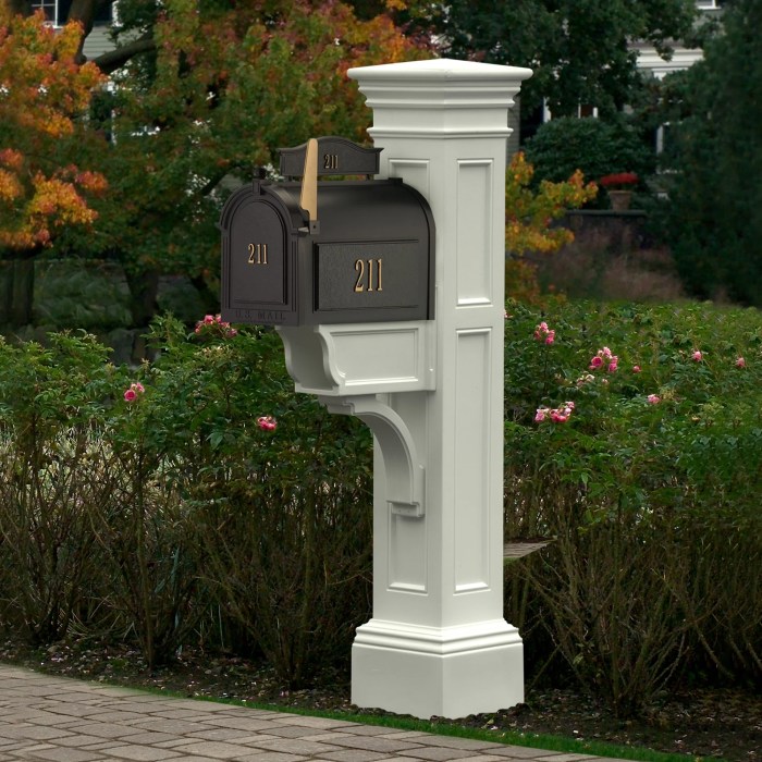 Decorative Mailbox Post