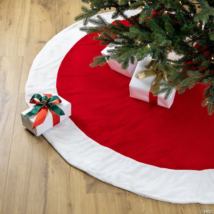 Red And White Christmas Tree Decorations