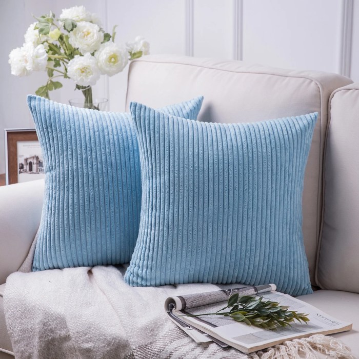 Decorative Pillows Light Blue A Style Guide