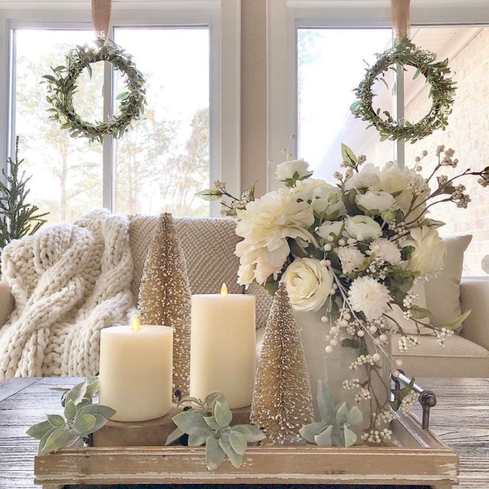 Coffee Table Christmas Decor