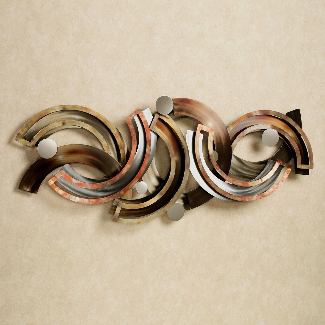 Wall metal sculpture silver abstract contemporary decor sculptures modern seagull swirl flowers ideas infinity collection walls pertaining throughout 2021 extremely