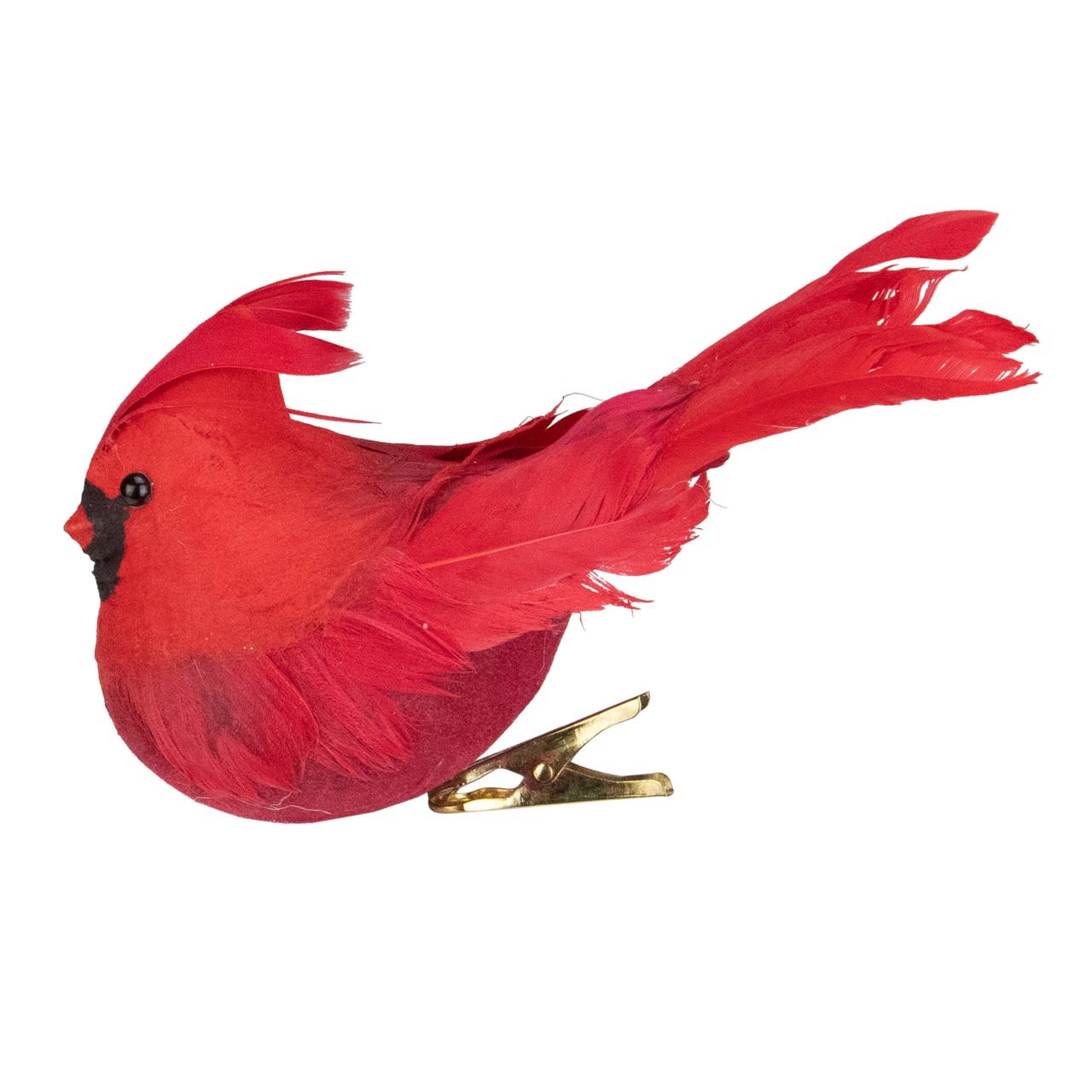 Cardinal ornaments raz cardinals decor