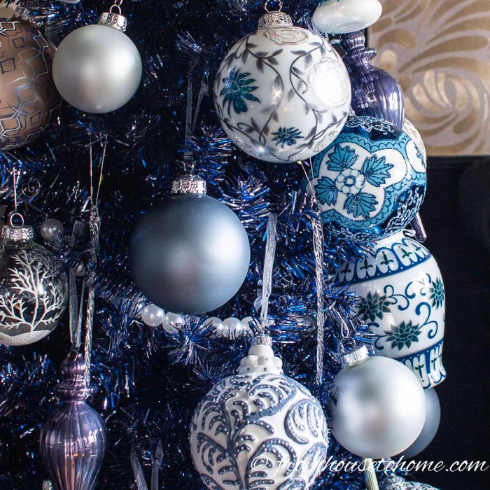 Blue Christmas Decor