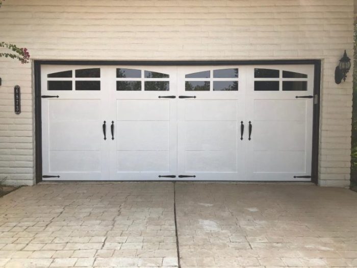 Garage Door Decorative Hardware Enhance Your Curb Appeal