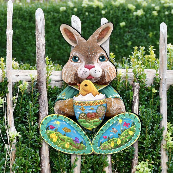 Easter Decor Bunnies Hop into Spring Crafts