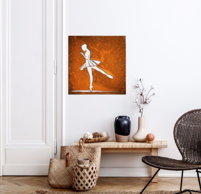 Ballet Metal Wall Decor