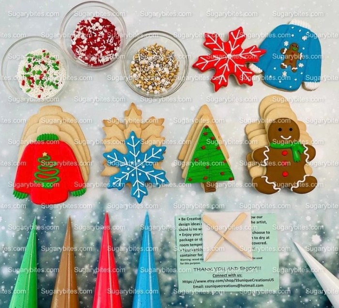 Christmas Cookie Decorating Kit A Festive Baking Experience