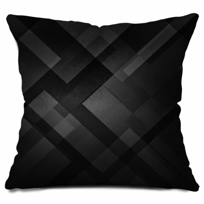 Black Decorative Pillows