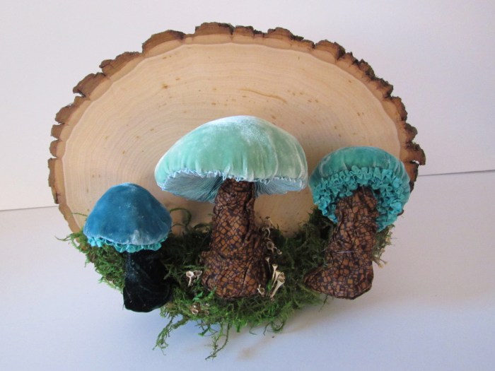 How To Make Your Own Velvet Mushrooms For Decorations