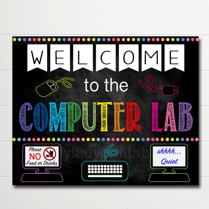 Elementary Computer Technology Classroom Decorations