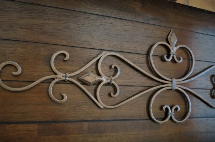 Wall iron metal decor wrought decorative