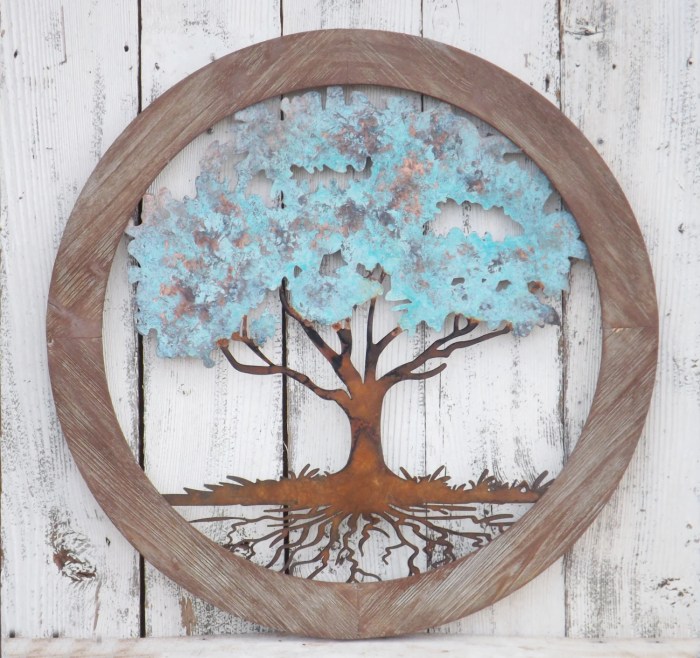 Tree life wall metal outdoor family decor artwork description choose board