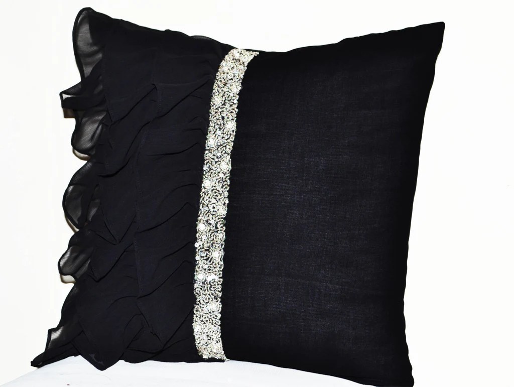 Black Decorative Pillows